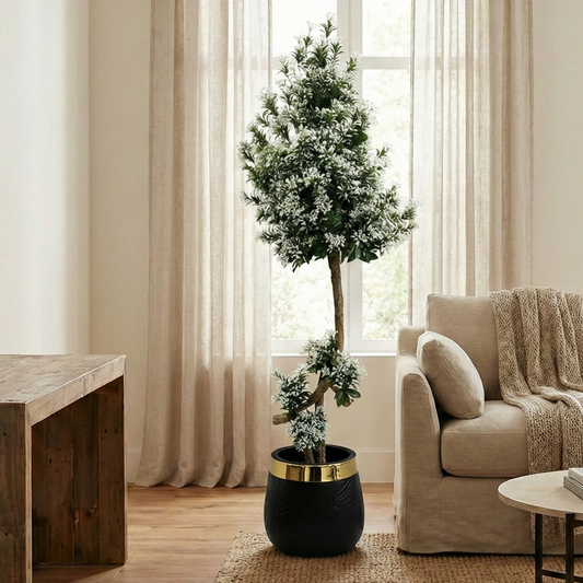 Natural Look Filler Plant With Fancy Pot (5.5 Feet Approx)