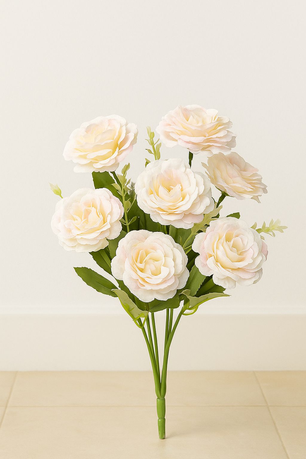 Peony Rose Filled with Greenery Bunches