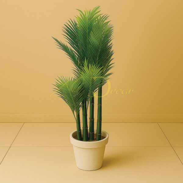 Faux Palm Multi Color 5 Stick Plant(5.5 Feet Approx)