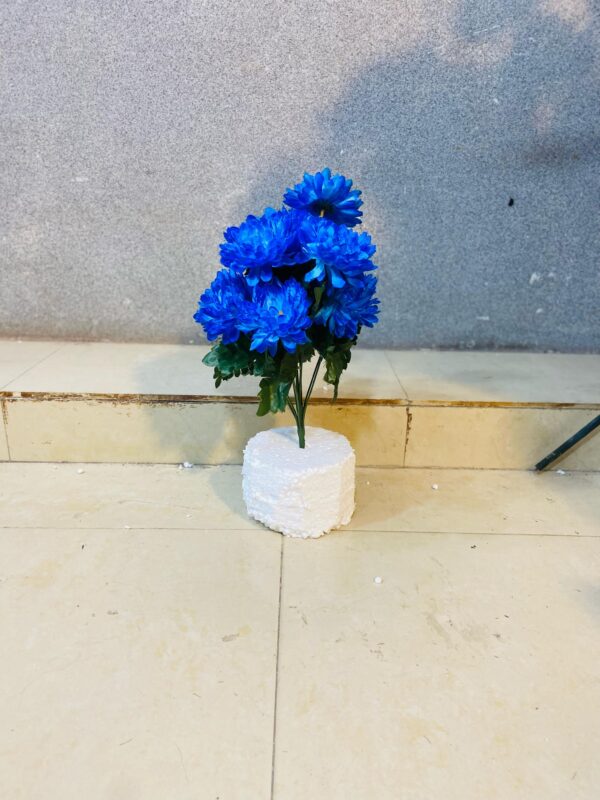 Chrysanthemum Artificial Blue Flower Bunches