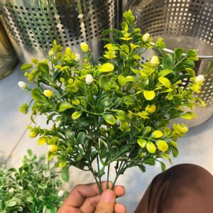 Artificial Green Plants And Flowers.