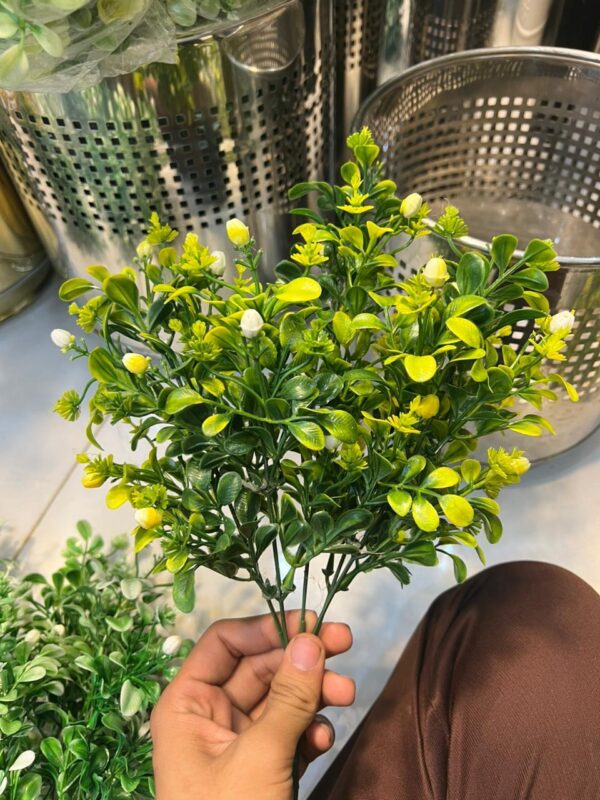 Artificial Green Plants And Flowers.