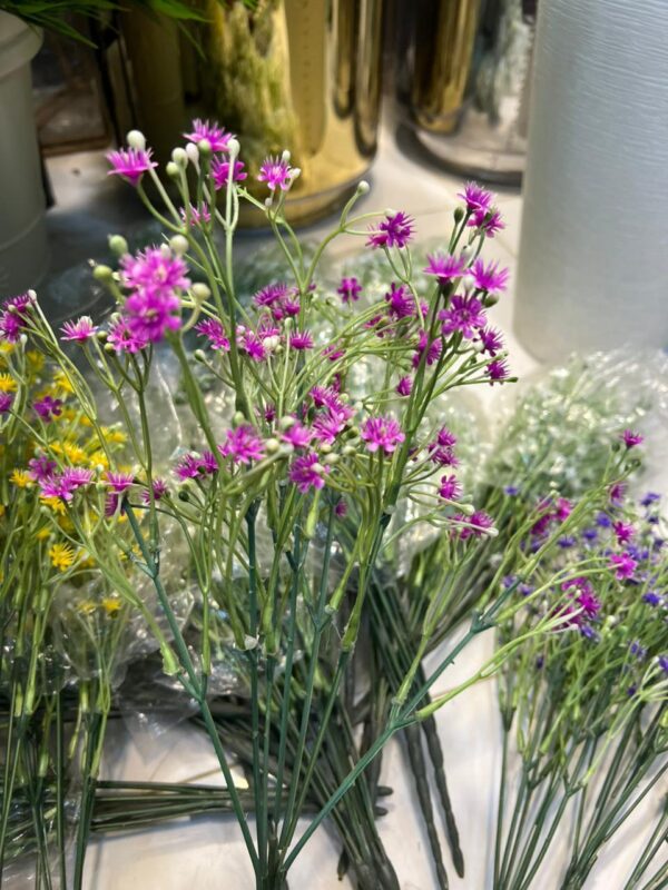 Artificial Mixed Foliage Bush or Plant Stem Spray.