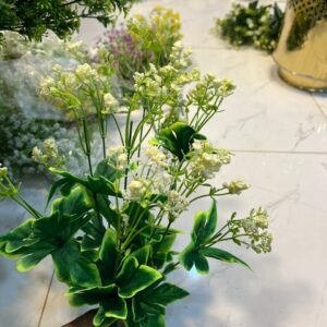 Artificial Mixed Foliage Bush or Plant Stem Spray.