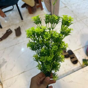 Artificial Foliage And Flower Bush.
