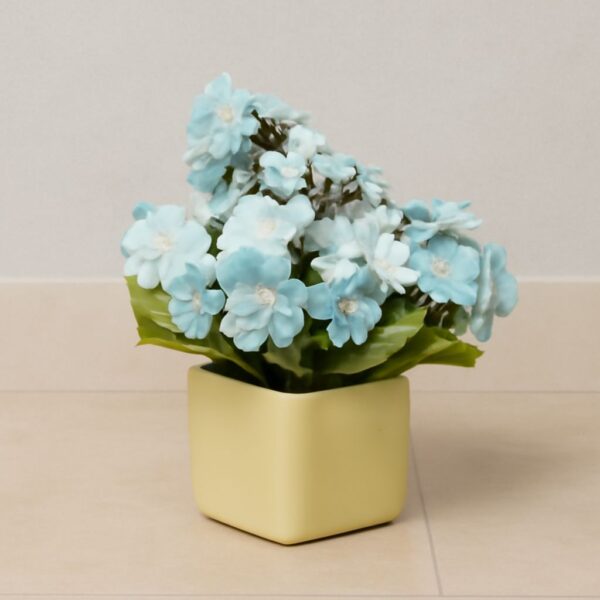 Attractive Ceramic Pot With Beautifull Peony Flowers (7inch Approx)