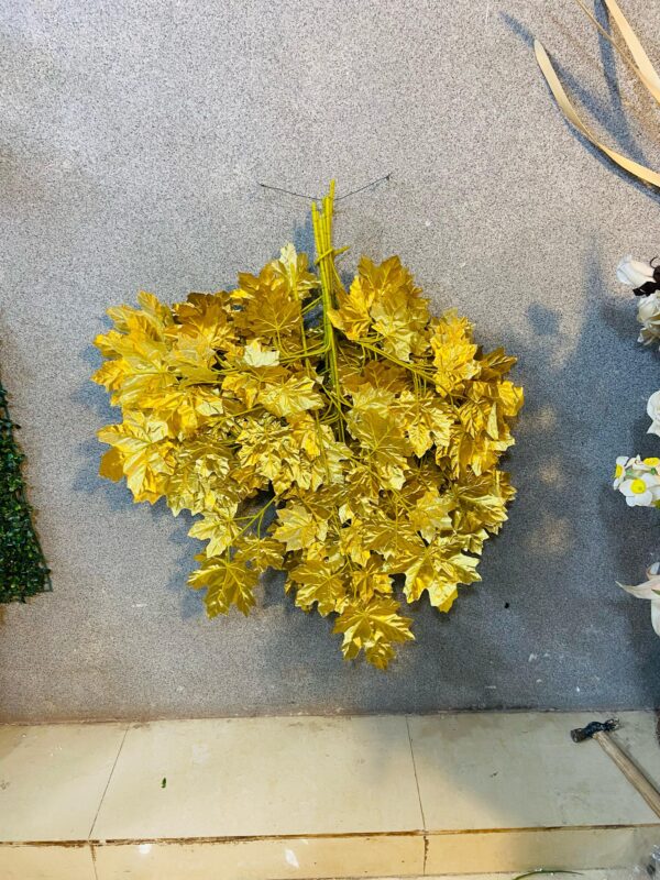 Artificial Golden Maple Leaves