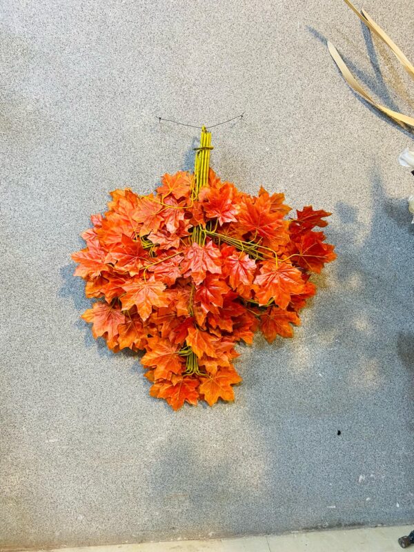 Artificial Orange Autumn Maple Leaf. packet