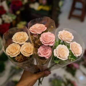 Realisitc Artificial Tiny Rose Bunches