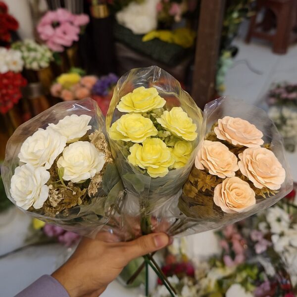 Artificial Silk Rose Bunches